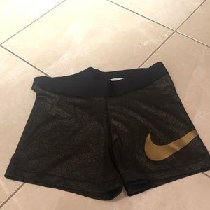 Nike Sparkly Spandex Shorts